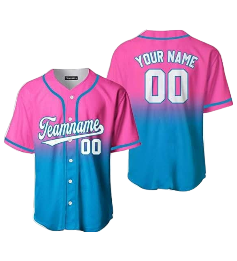 Custom Name & Number Baseball Jersey – Premium Personalized Team Sports Shirt